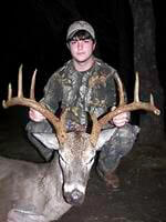 Trophy Whitetail Deer killed