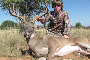 on the hunt for a Trophy Whitetail Deer